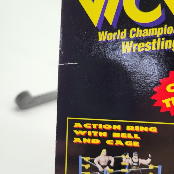 VTG 1998 WCW BILL GOLDBERG Poseable Action Figure Wrestler Toymakers NOS - Picture 3 of 7